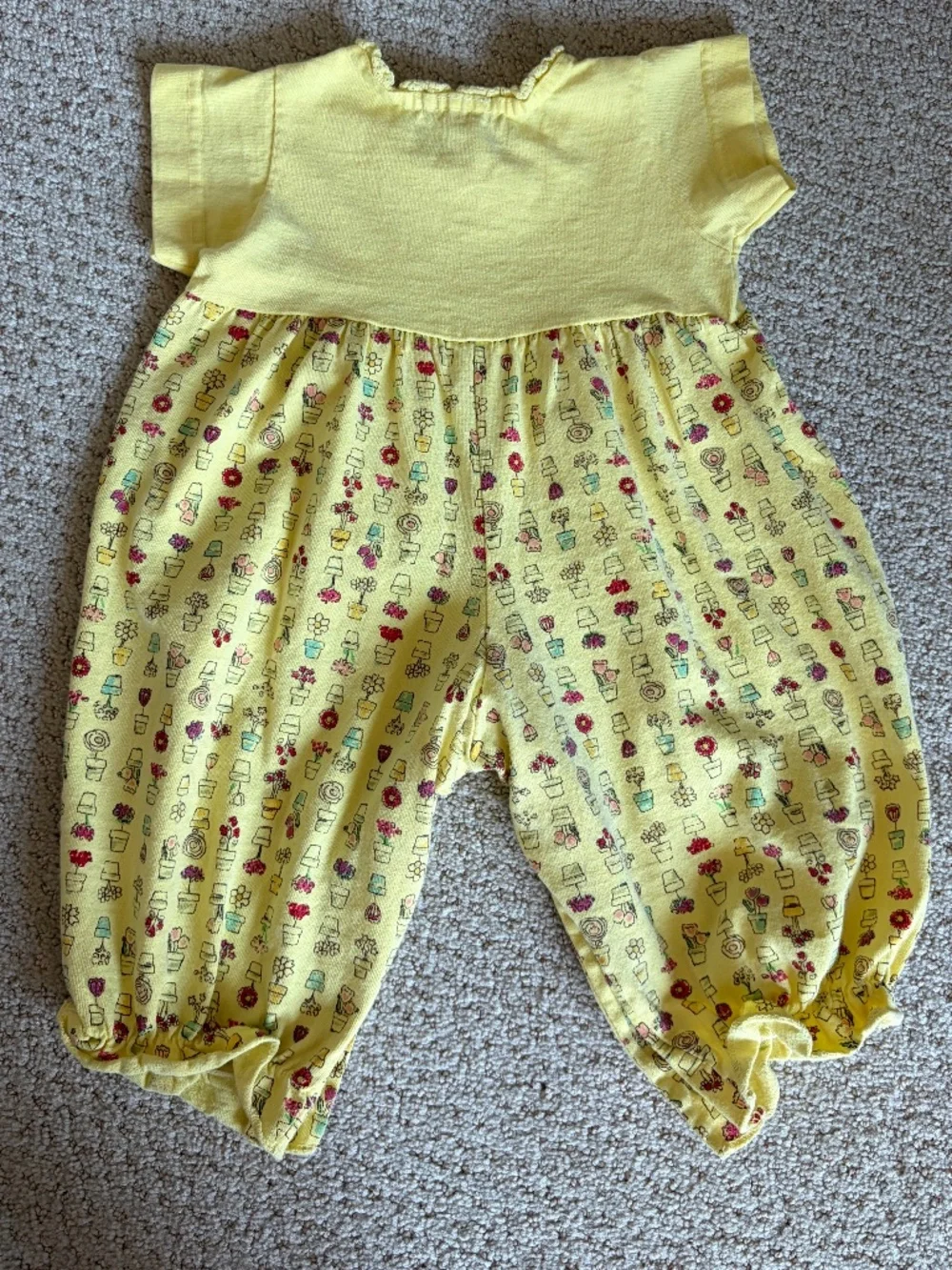 Flapdoodles cotton romper 6 months